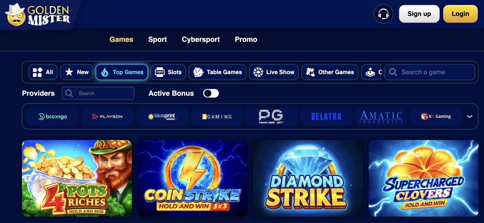 golden mister casino